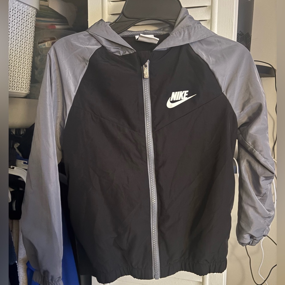Nike Charcoal and Light Gray Jacket